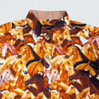 SMART Horses Print Button Up - Size 1