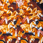 SMART Horses Print Button Up - Size 1