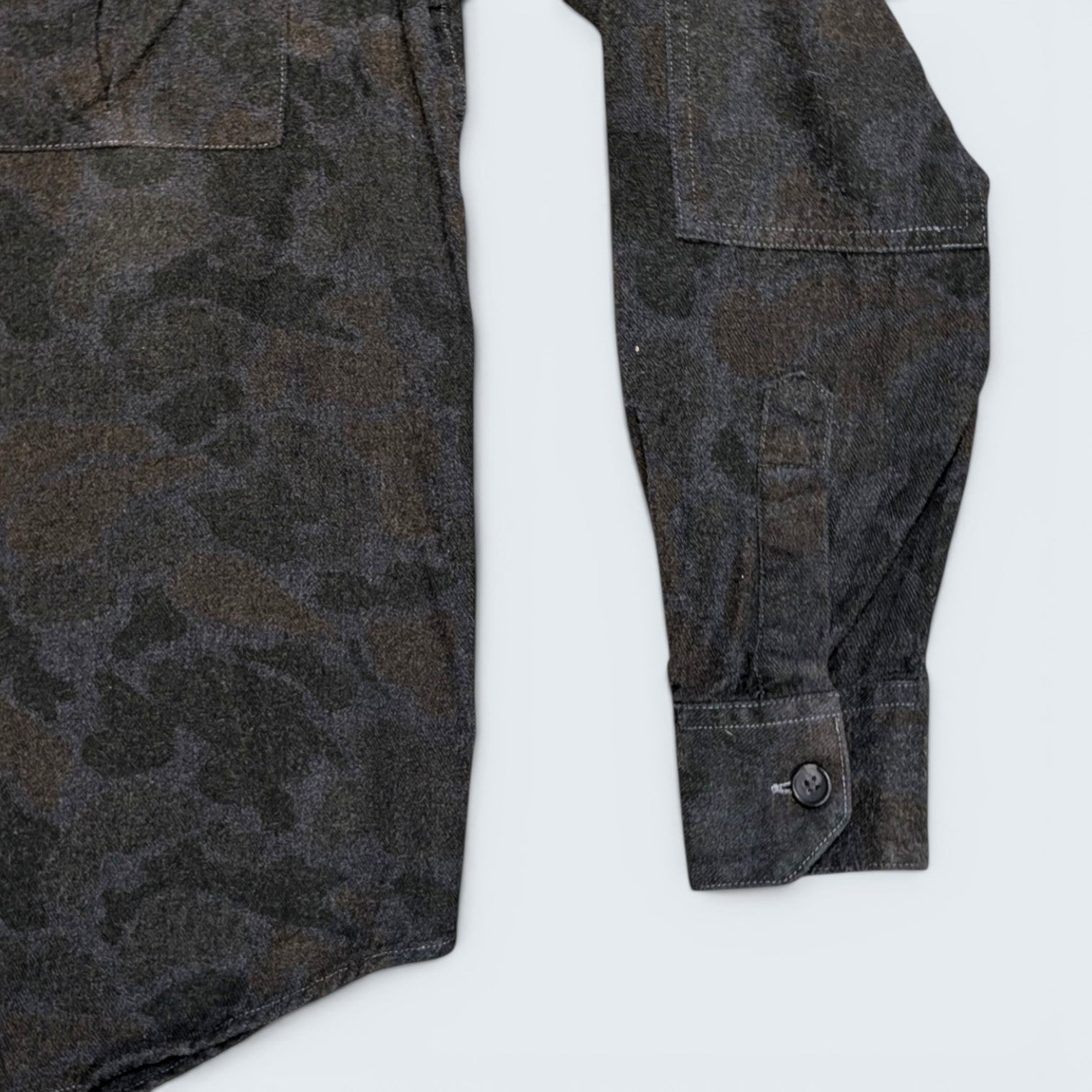 Stussy Camo Button Up - M