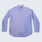 Ralph Lauren Pink Plaid Button Up - L