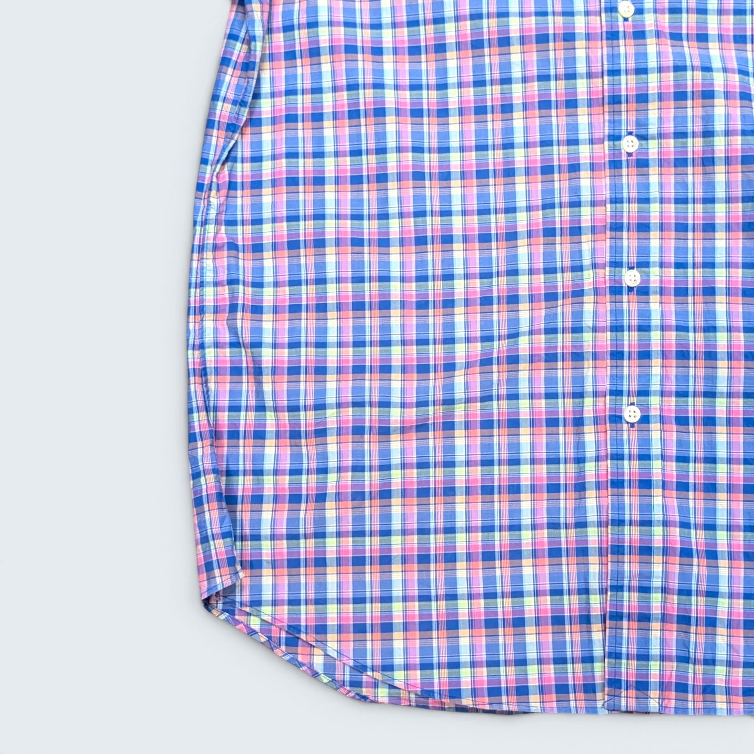 Ralph Lauren Pink Plaid Button Up - L