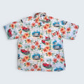 Montage Tropics 100% Silk Hawaiian Shirt - L