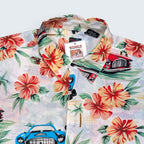 Montage Tropics 100% Silk Hawaiian Shirt - L