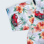 Montage Tropics 100% Silk Hawaiian Shirt - L