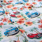 Montage Tropics 100% Silk Hawaiian Shirt - L