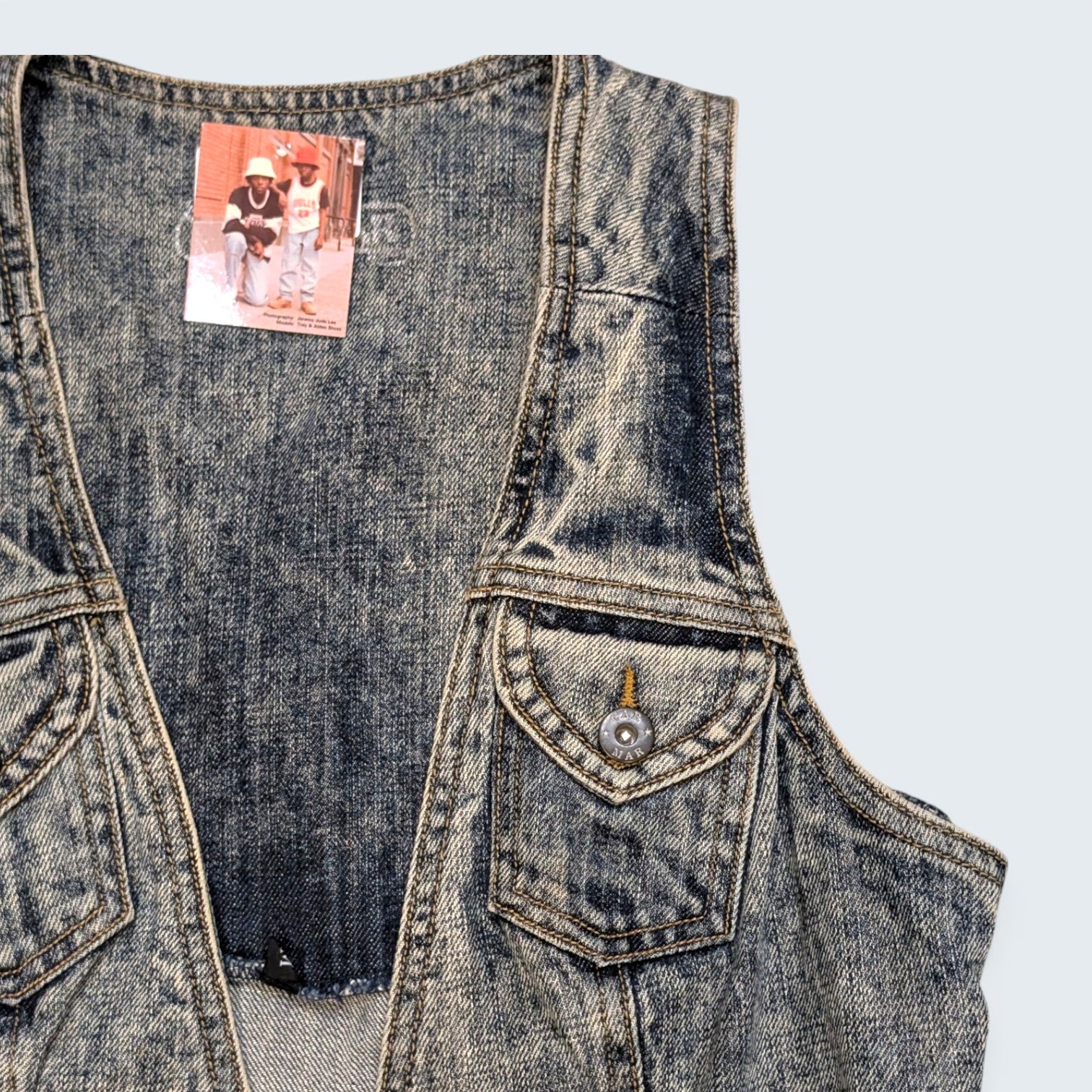 CARMAR Denim Vest - S