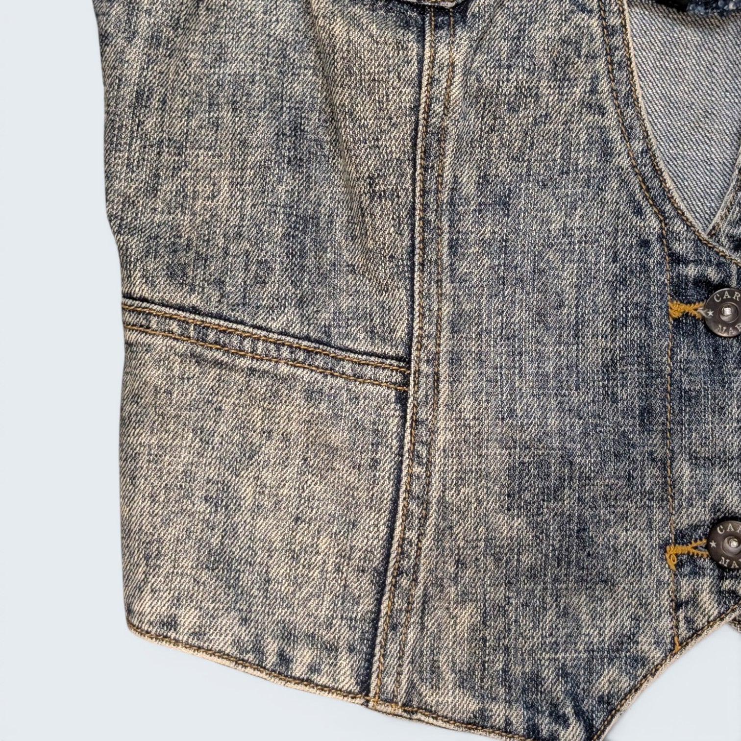CARMAR Denim Vest - S