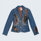 Xuanni Denim Tapestry Jacket - S