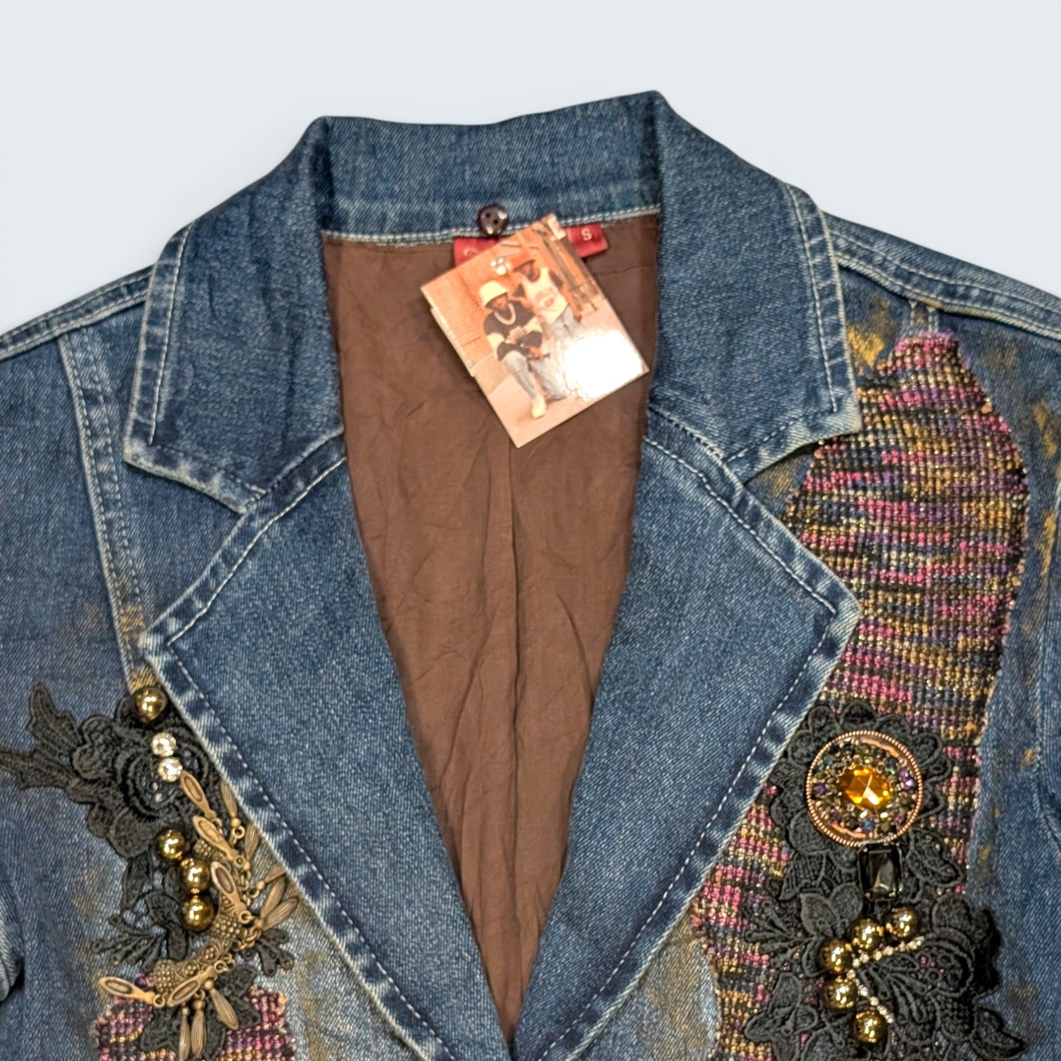 Xuanni Denim Tapestry Jacket - S
