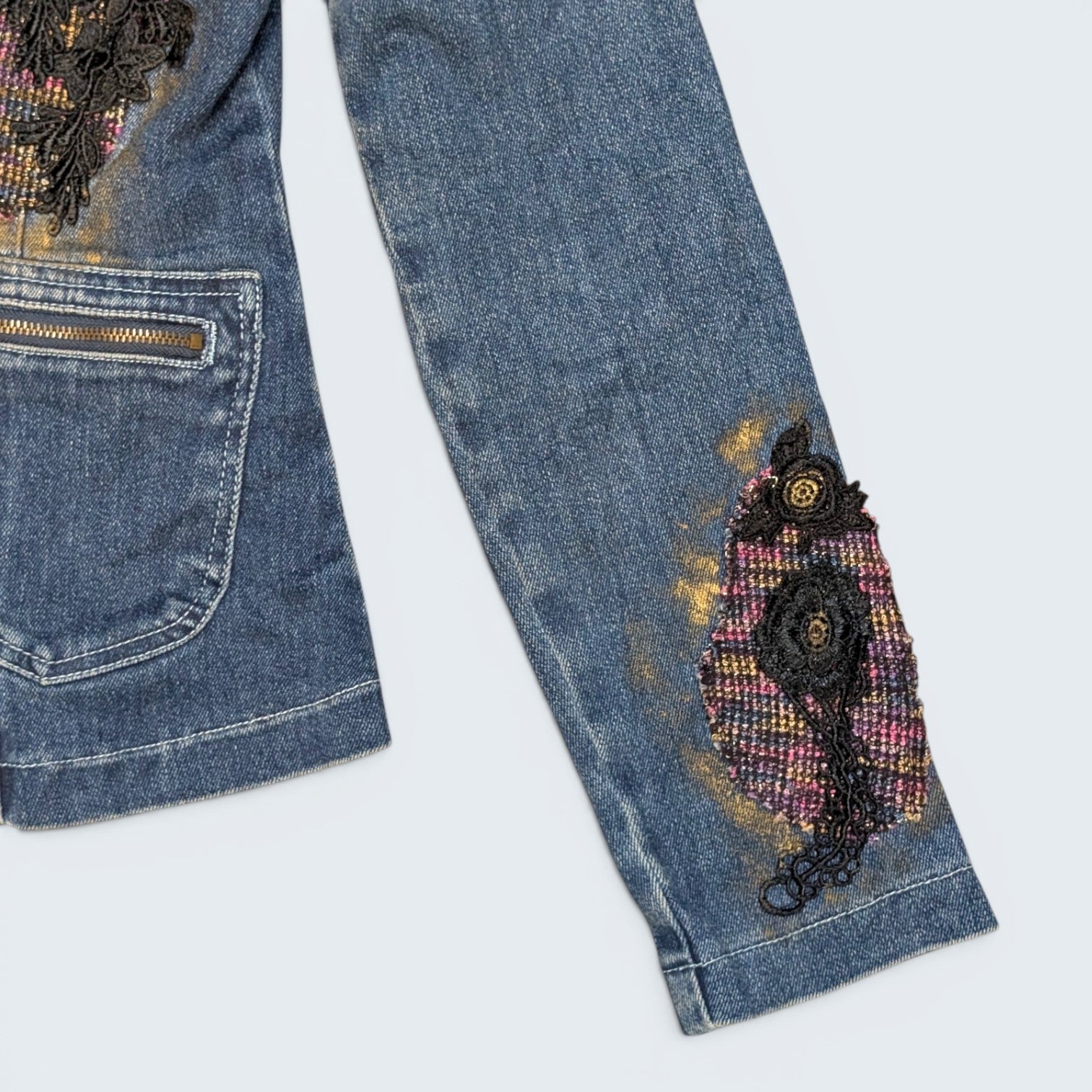 Xuanni Denim Tapestry Jacket - S