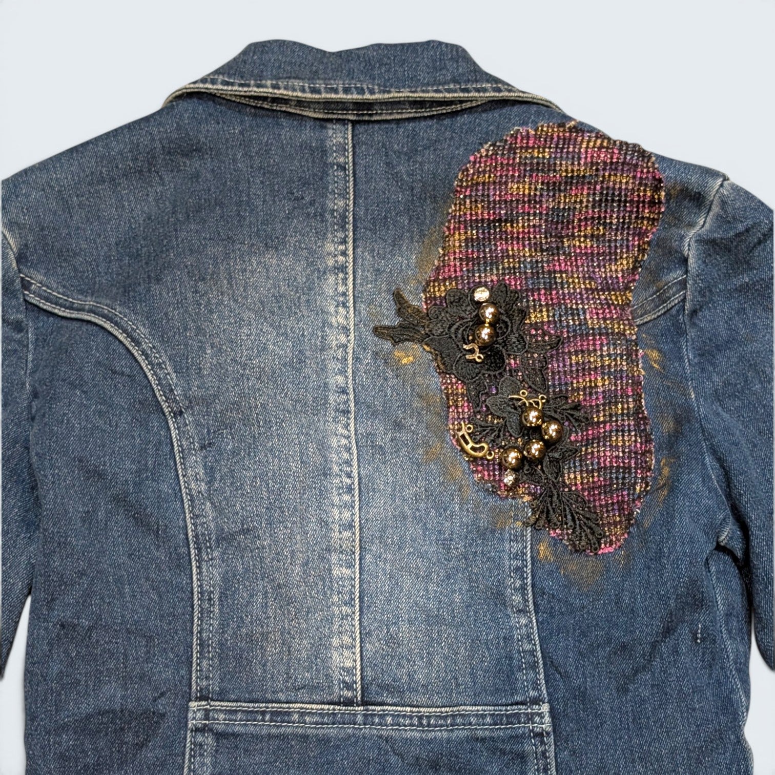 Xuanni Denim Tapestry Jacket - S