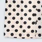 Stoxx Cream Polka Dot Camp Collar Shirt — Size M