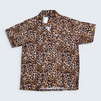 Stoxx Leopard Print Camp Collar Shirt - M