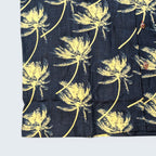 Stoxx Navy Palm Tree Camp Collar Shirt — Size M