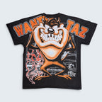 Taz-Mania Devil "Who let the Taz out?" Tee