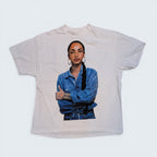 SADE Print White Graphic Tee - XL