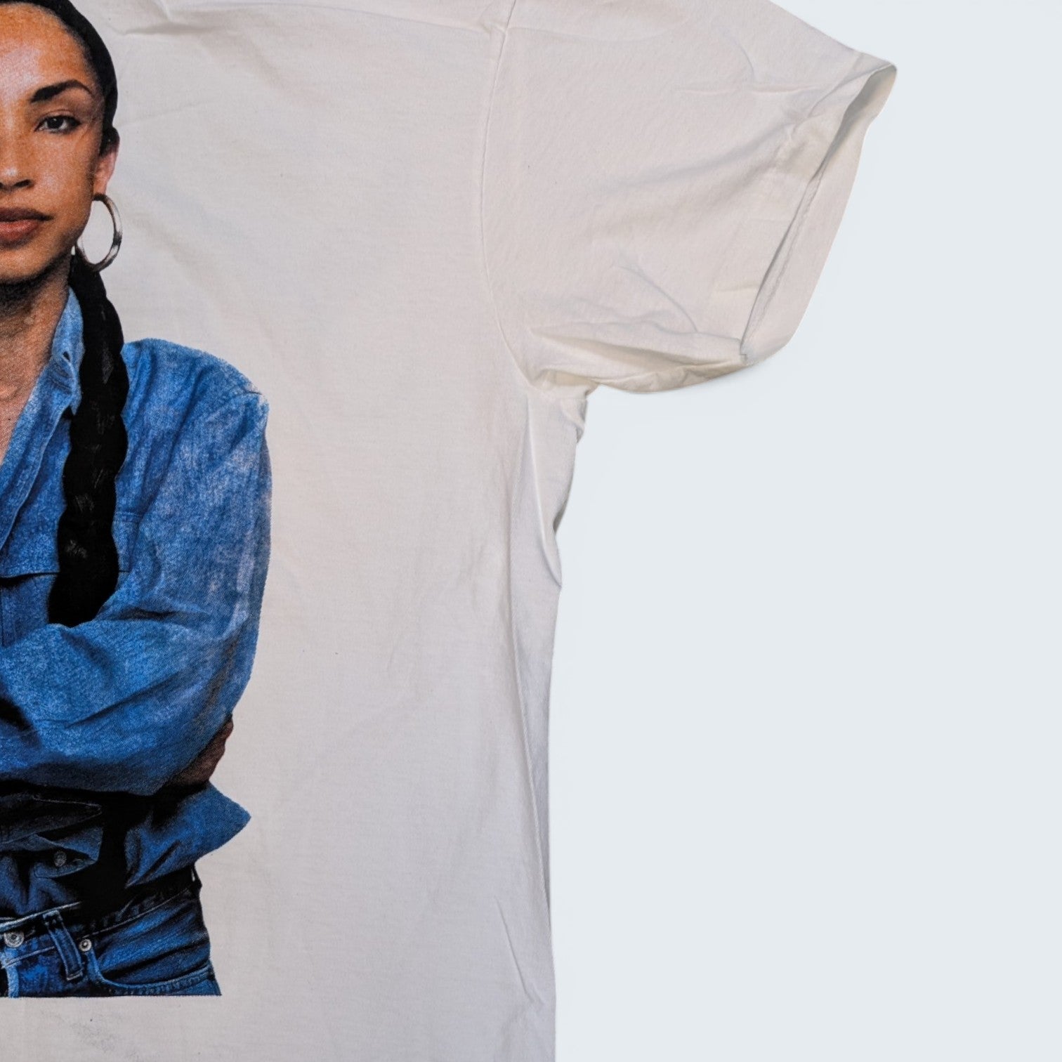 SADE Print White Graphic Tee - XL