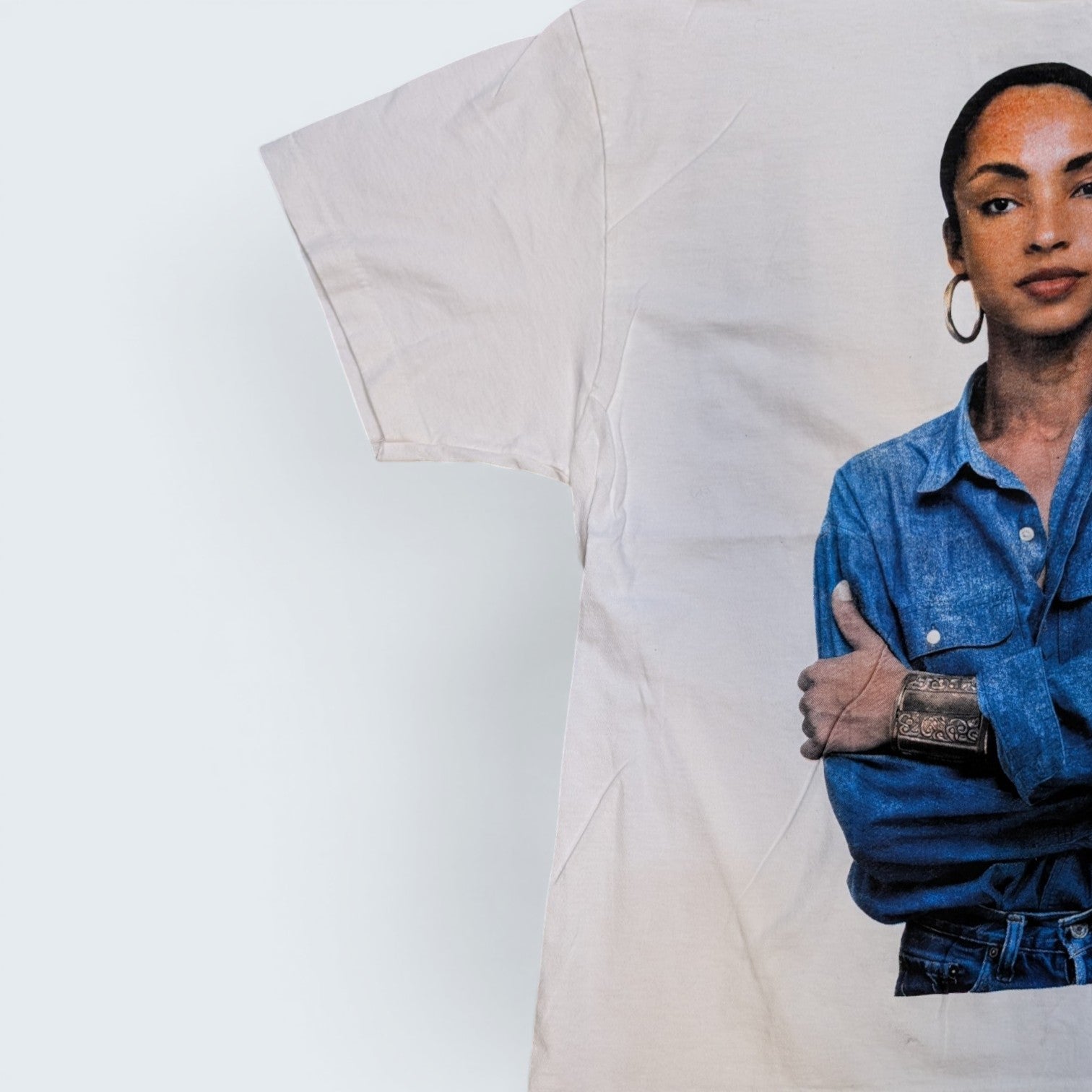 SADE Print White Graphic Tee - XL