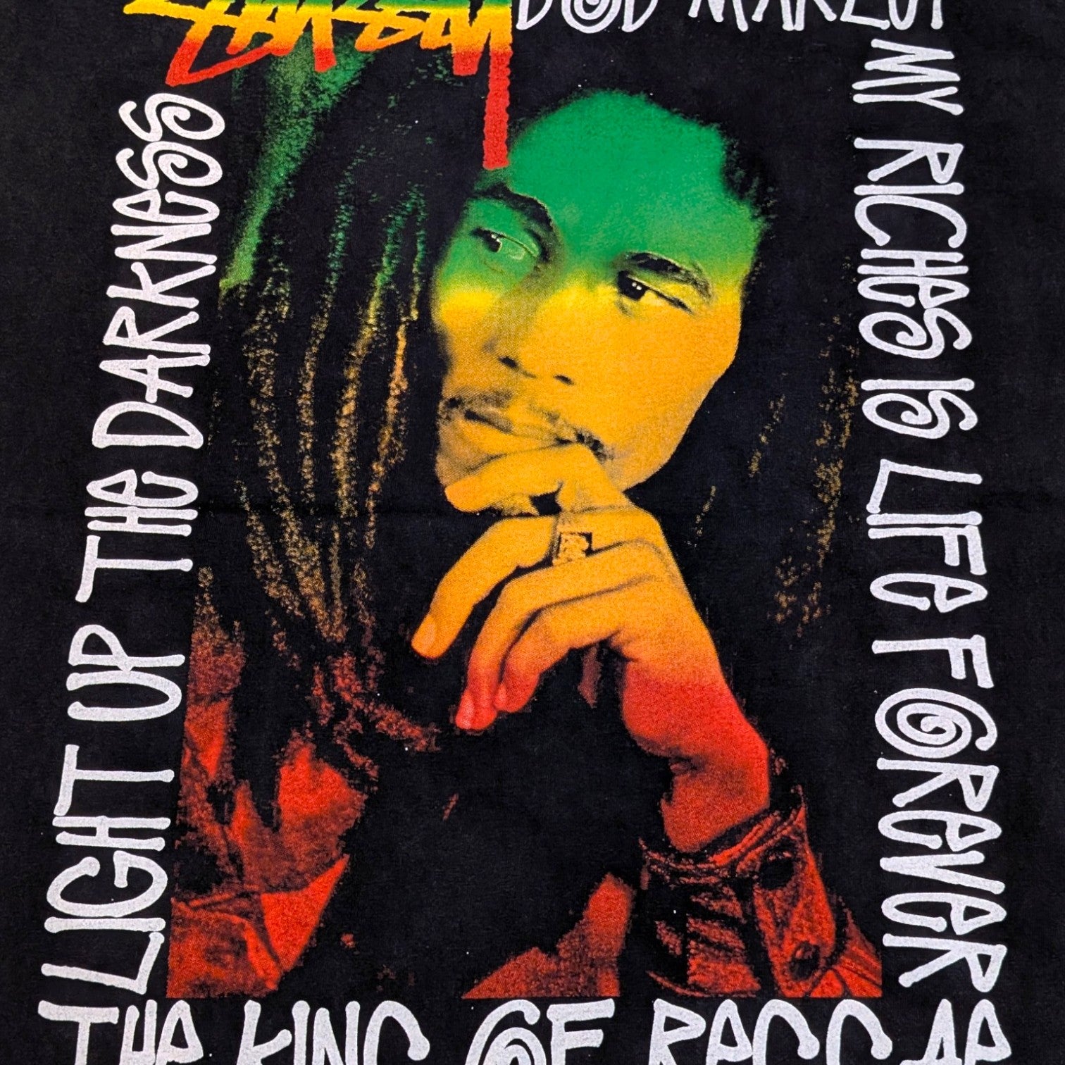 Bob Marley Stussy Reprint Tee - L