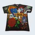 Ozzy Ozbourne AOP Tattoo Graphic Tee - L