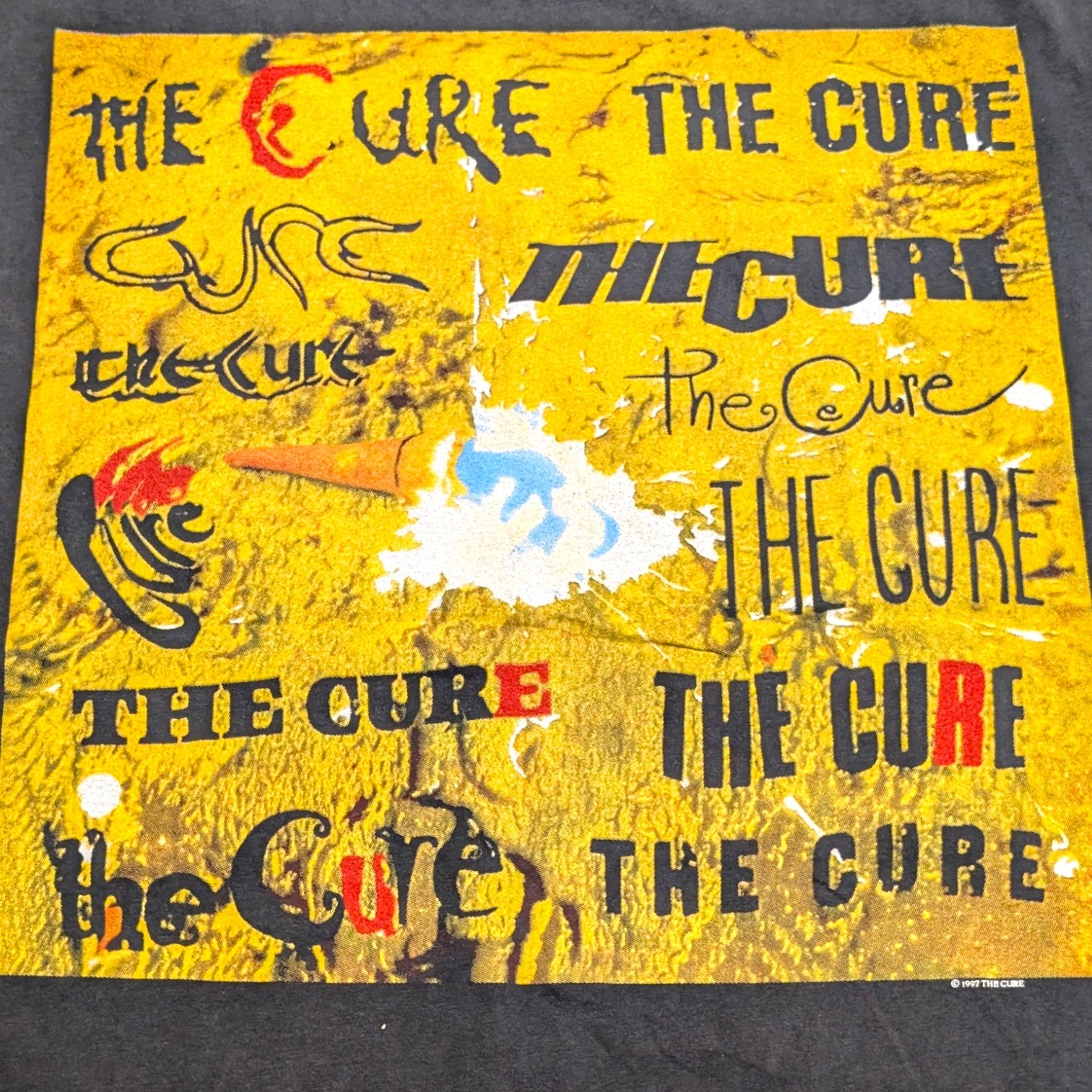 The Cure "Galore" Graphic Print Tee - L