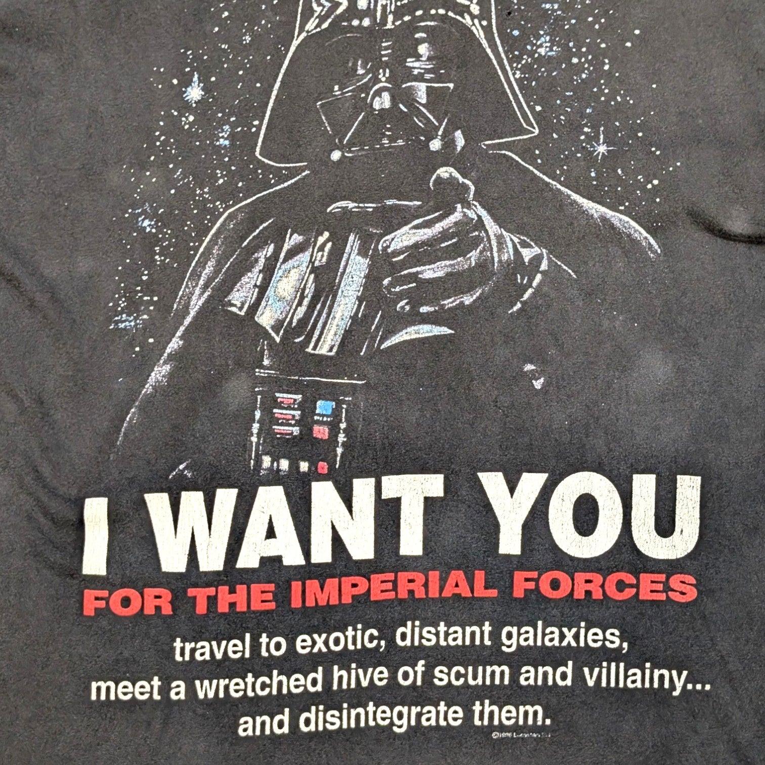 Darth Vader 1995 "I want you.." Tee - XL