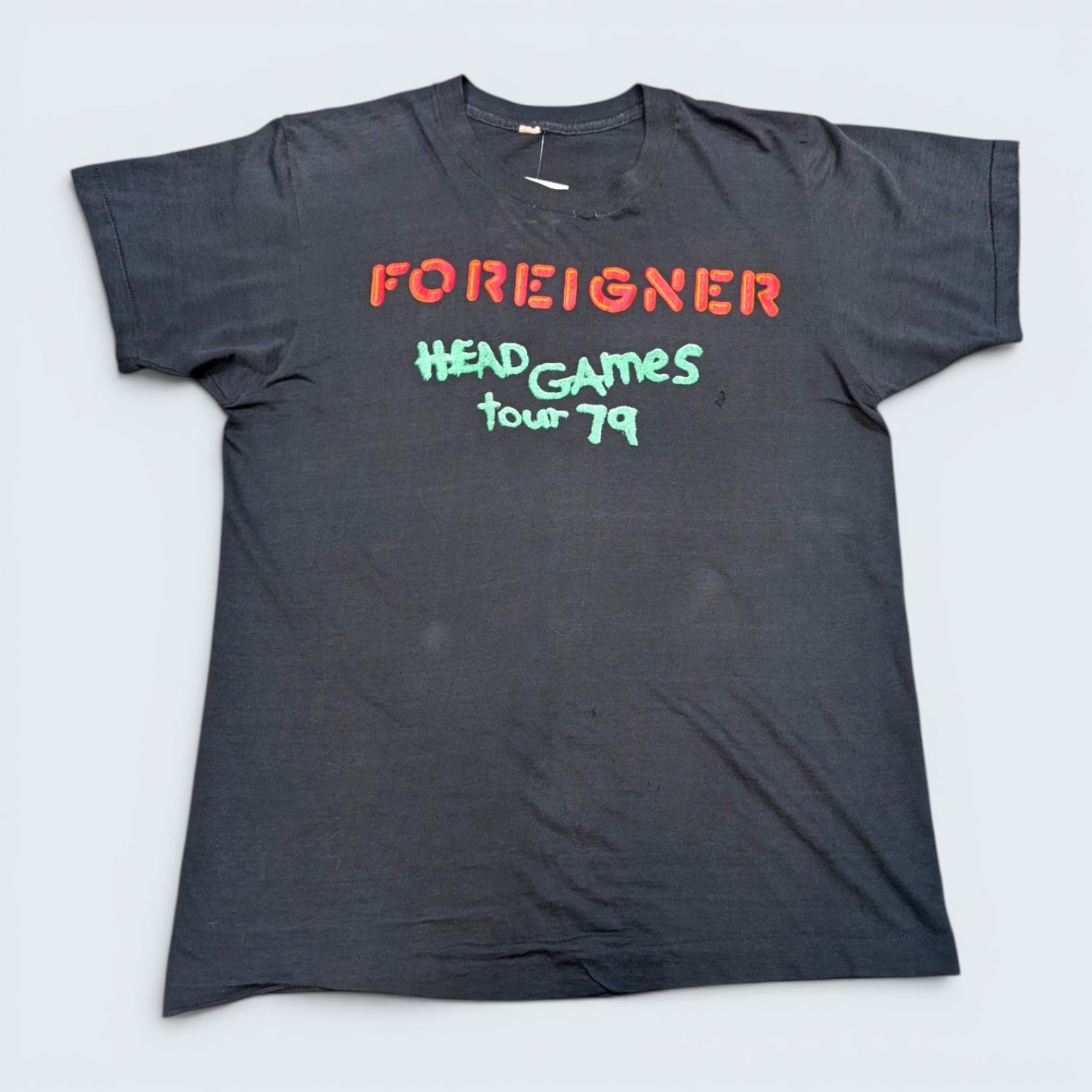 Foreigner "Head Games" 1979 Tour Tee - L