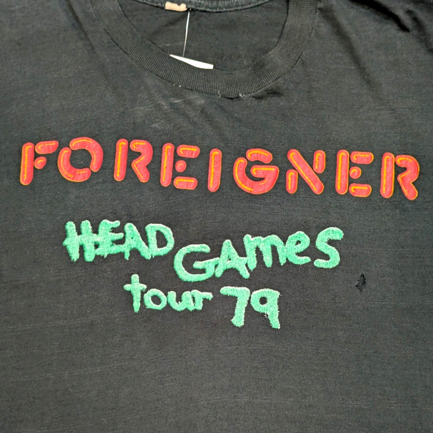 Foreigner "Head Games" 1979 Tour Tee - L