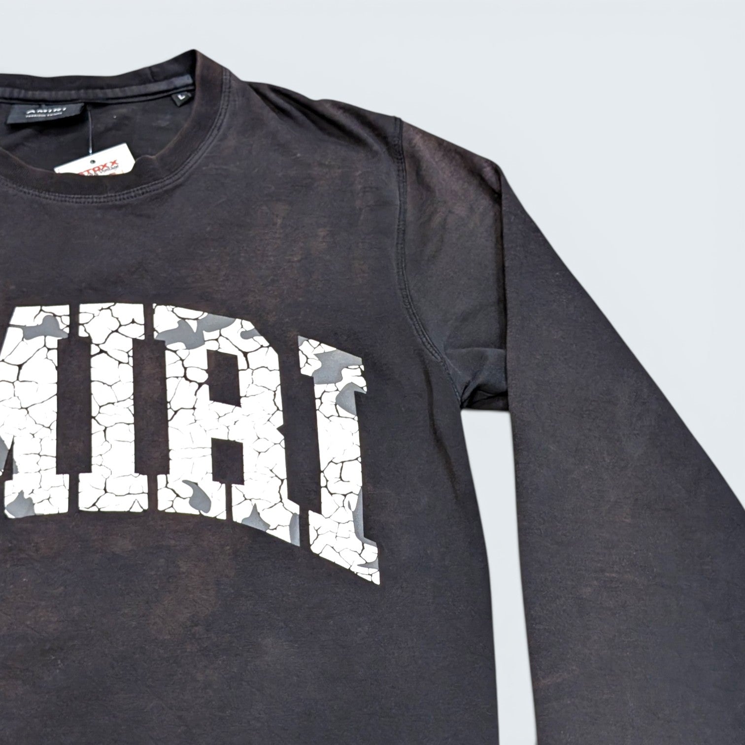 AMIRI Collegiate Logo Longsleeve - L