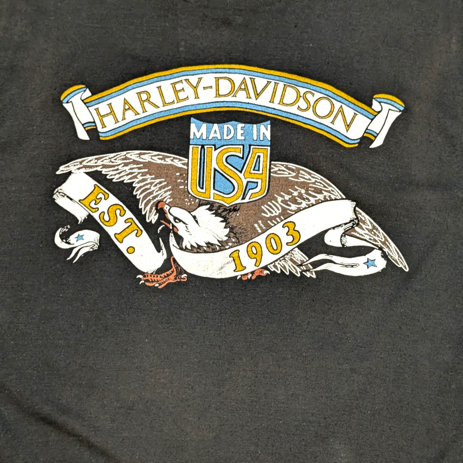 Harley Davidson Long Beach Tee- Size L