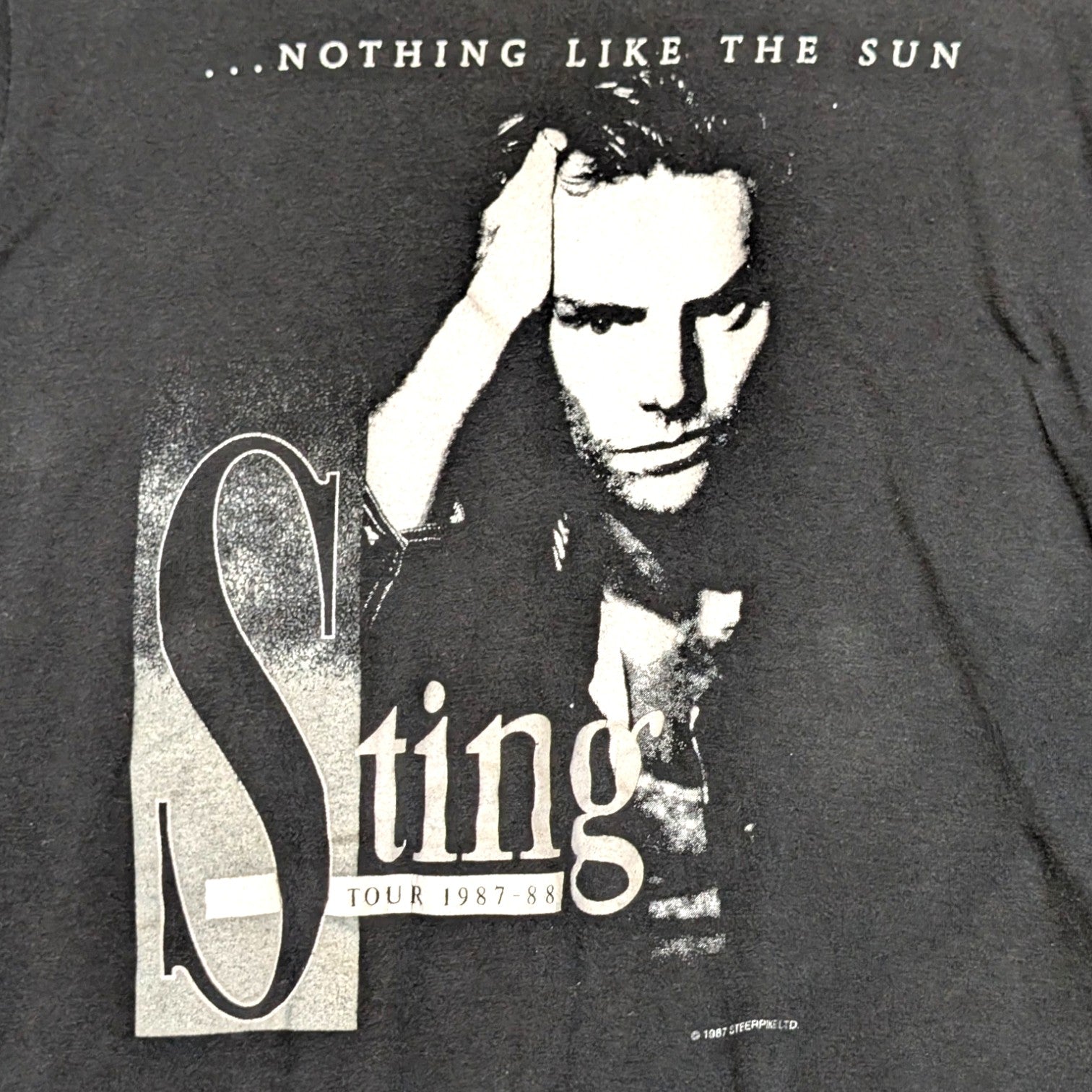 Sting 1987-88 Tour T-shirt- Size Large