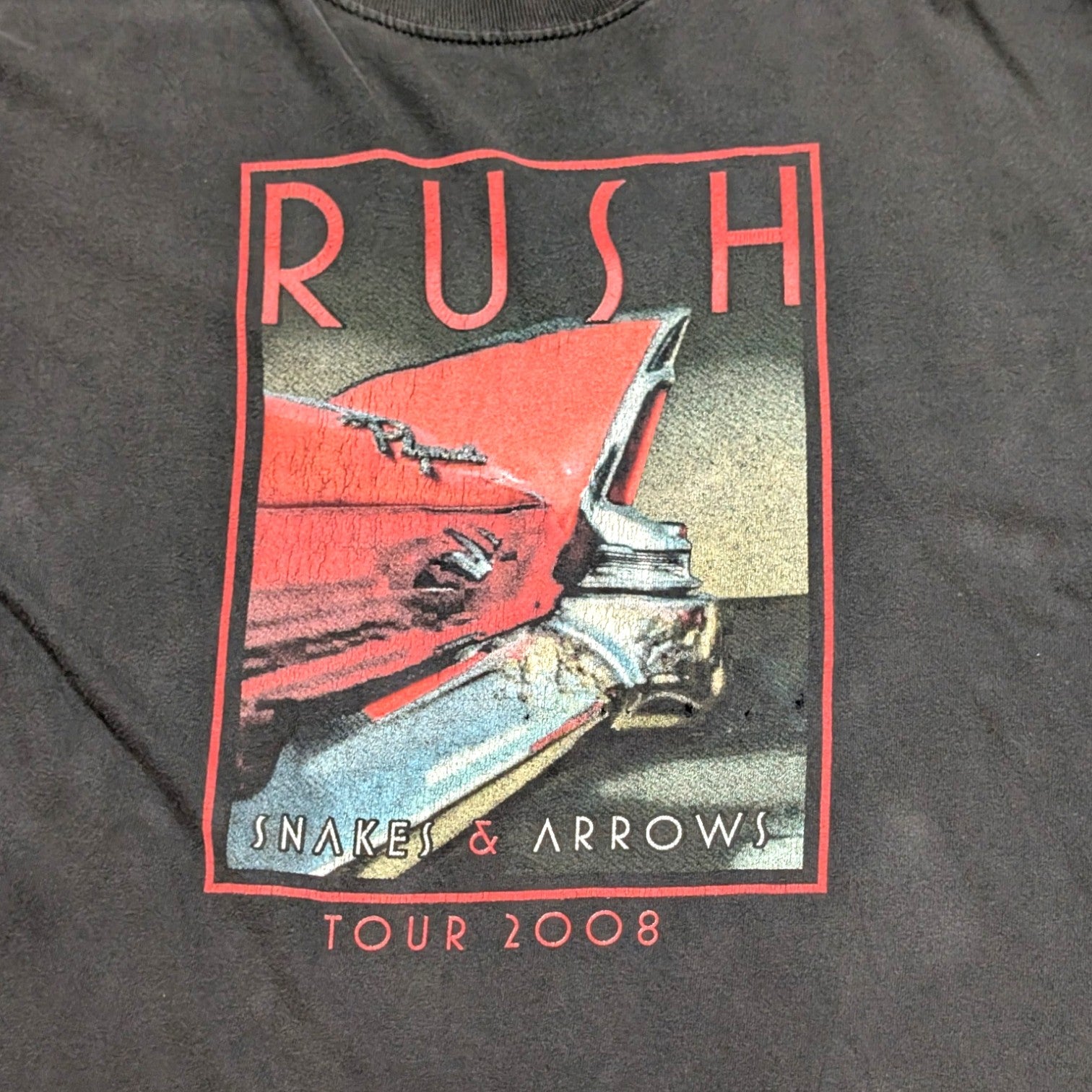 Rush "Snakes and Arrows" 2008 Tour Tee