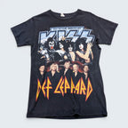 KISS & Def Leppard 40 Year Anniversary Tee - Size S