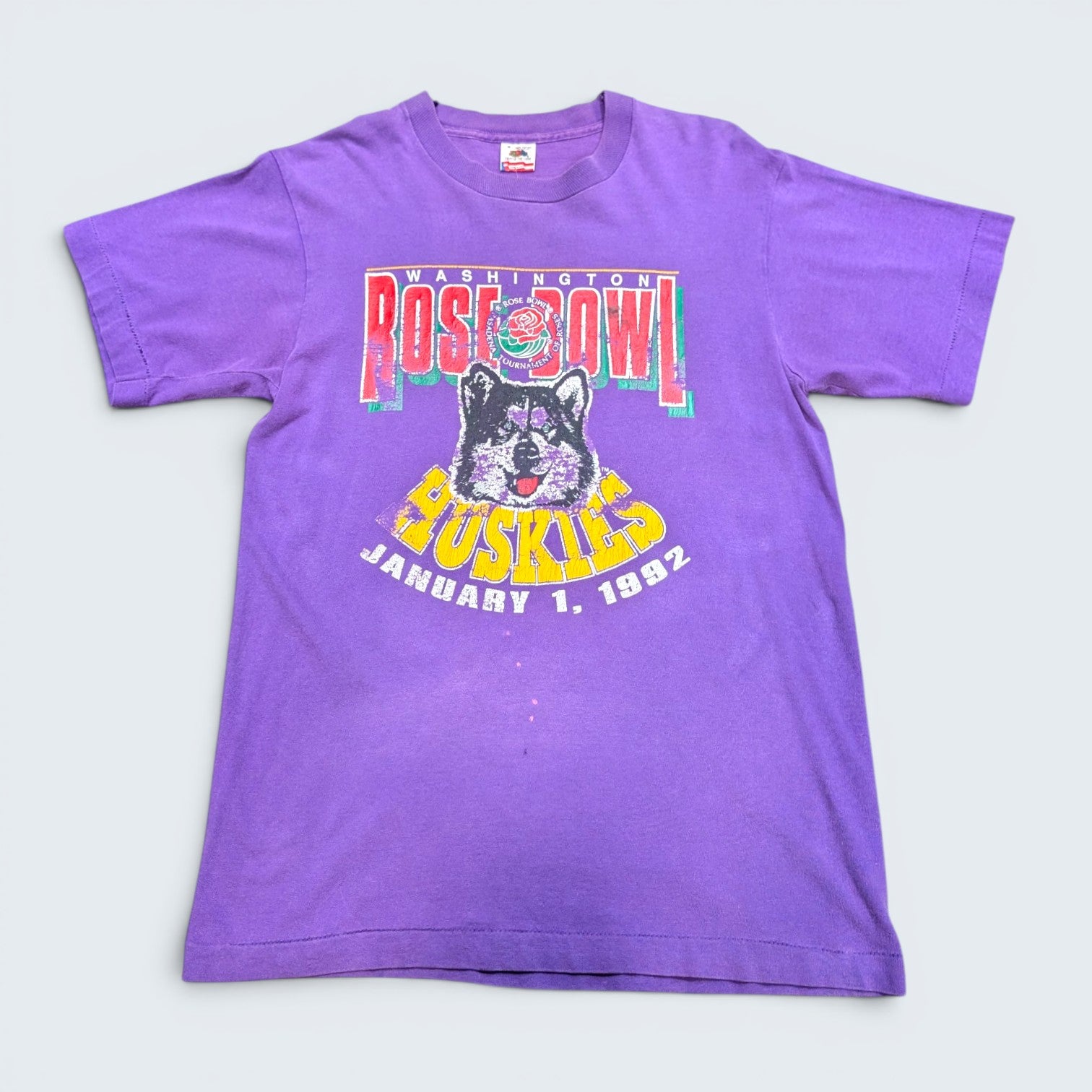 1992 Huskies Rose Bowl Tee-Size M