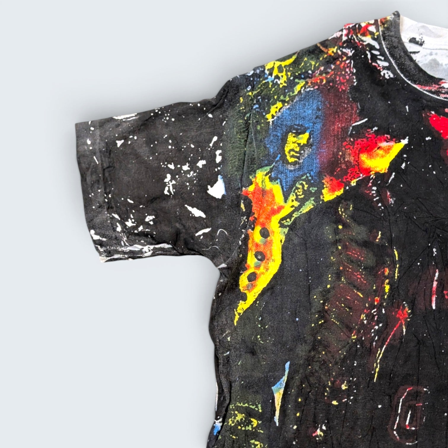 Jimi Hendrix Screen Printed AOP Tee - XL