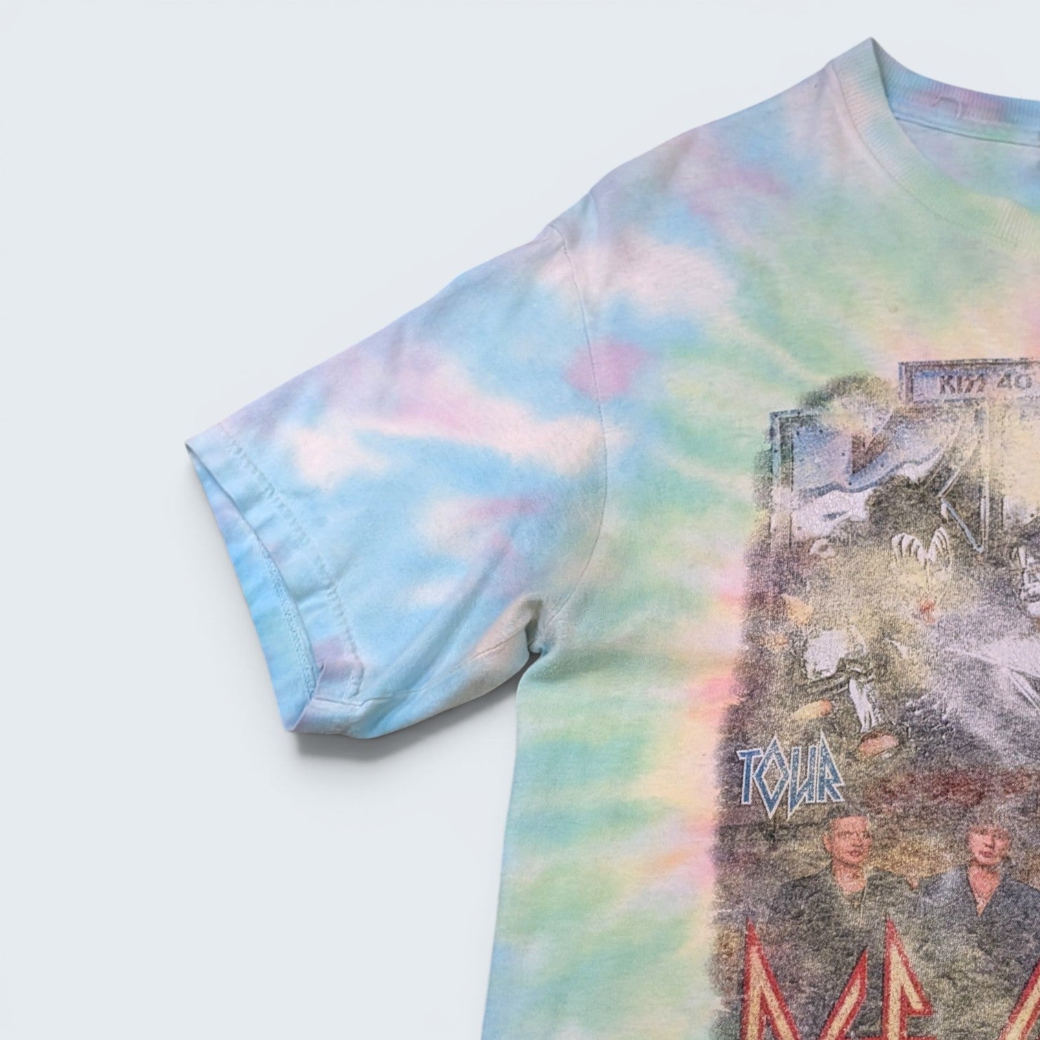 KISS/Def Leppard 2014 Tour Tie Dye Tee - L