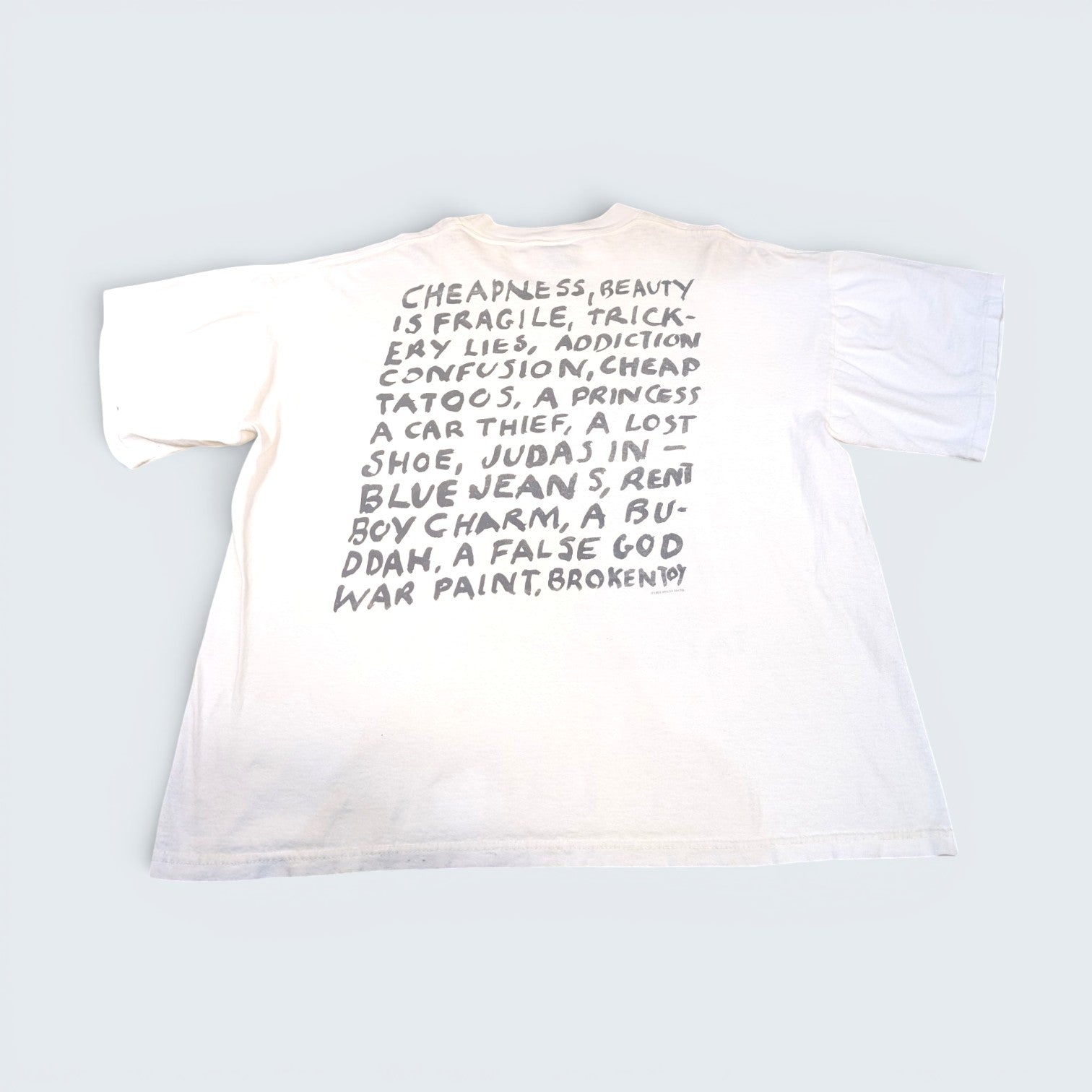 Boy George 1995 "Cheapness, Beauty..." Tee - XL