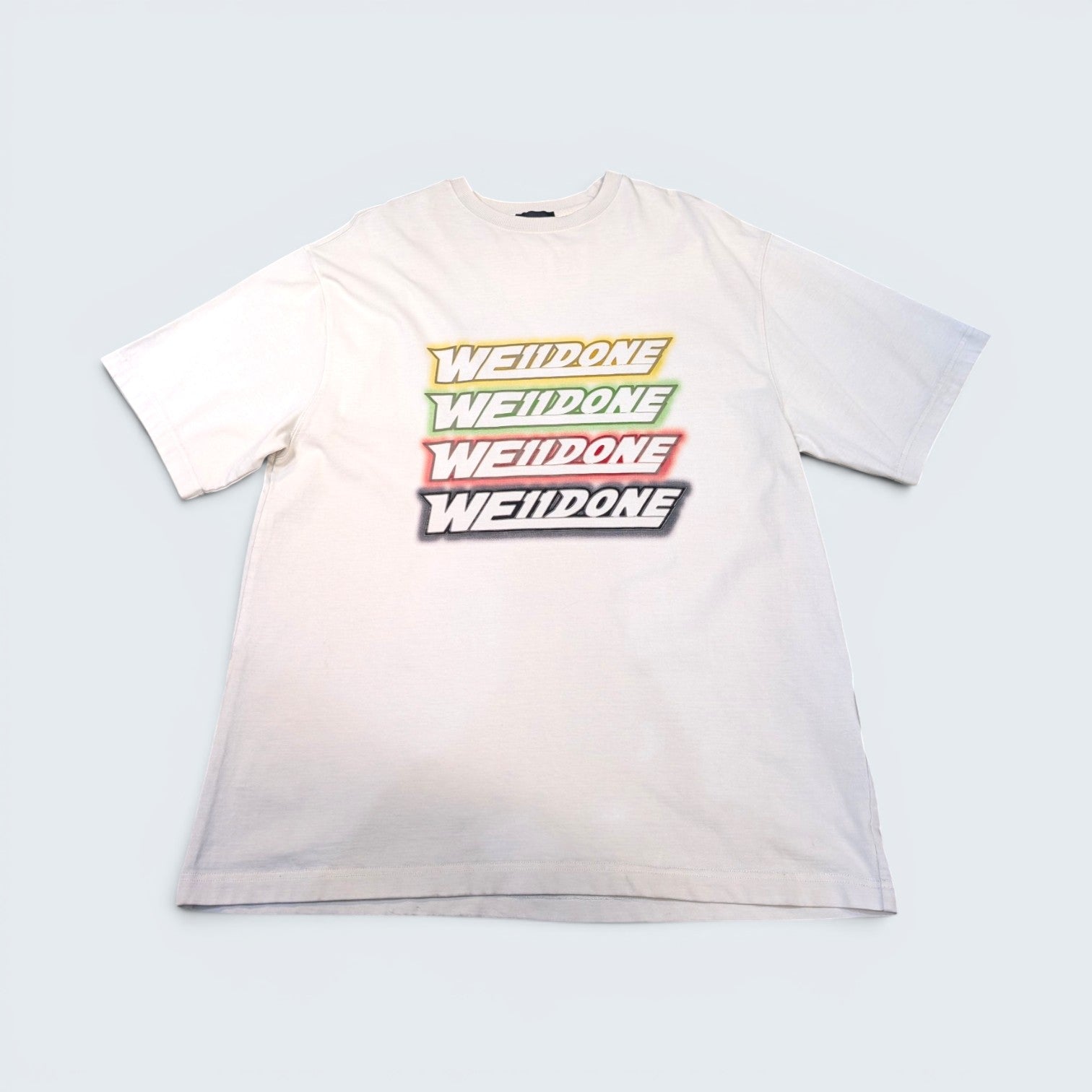 We11done Logo Print Tee - XL