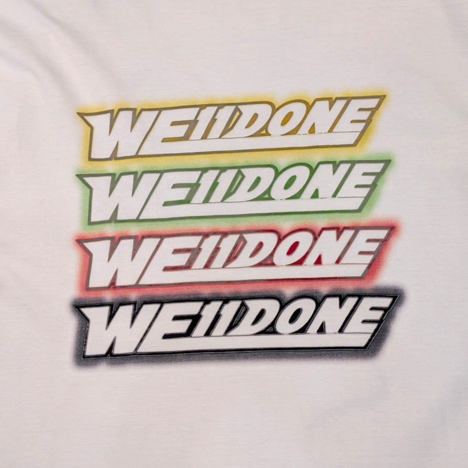 We11done Logo Print Tee - XL