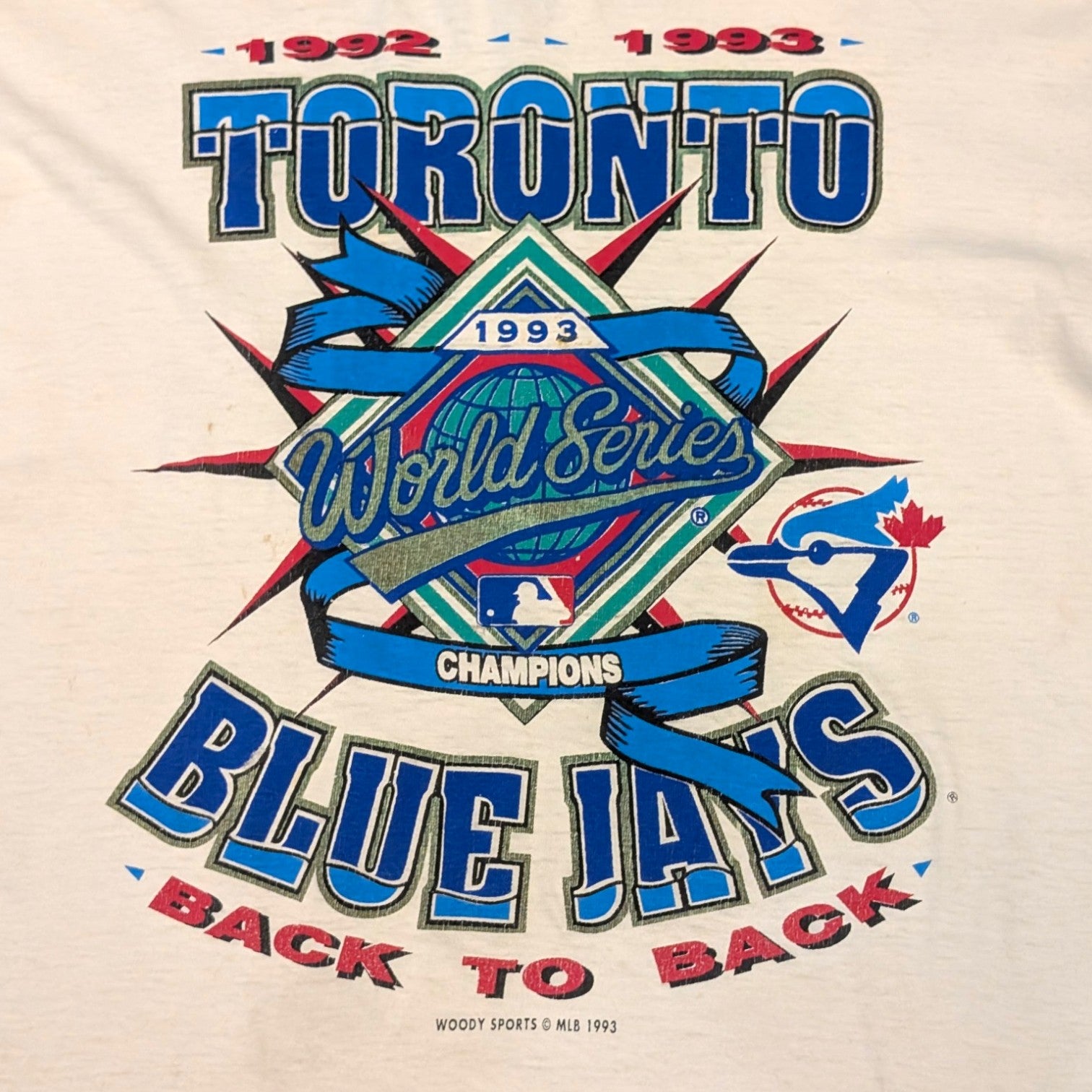 MLB Toronto Blue Jays 1993 World Series Tee - L