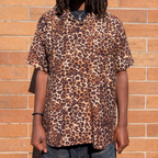 Stoxx Leopard Print Camp Collar Shirt