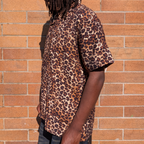 Stoxx Leopard Print Camp Collar Shirt
