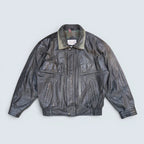 Tip-Top Tailors lined Leather Jacket - S
