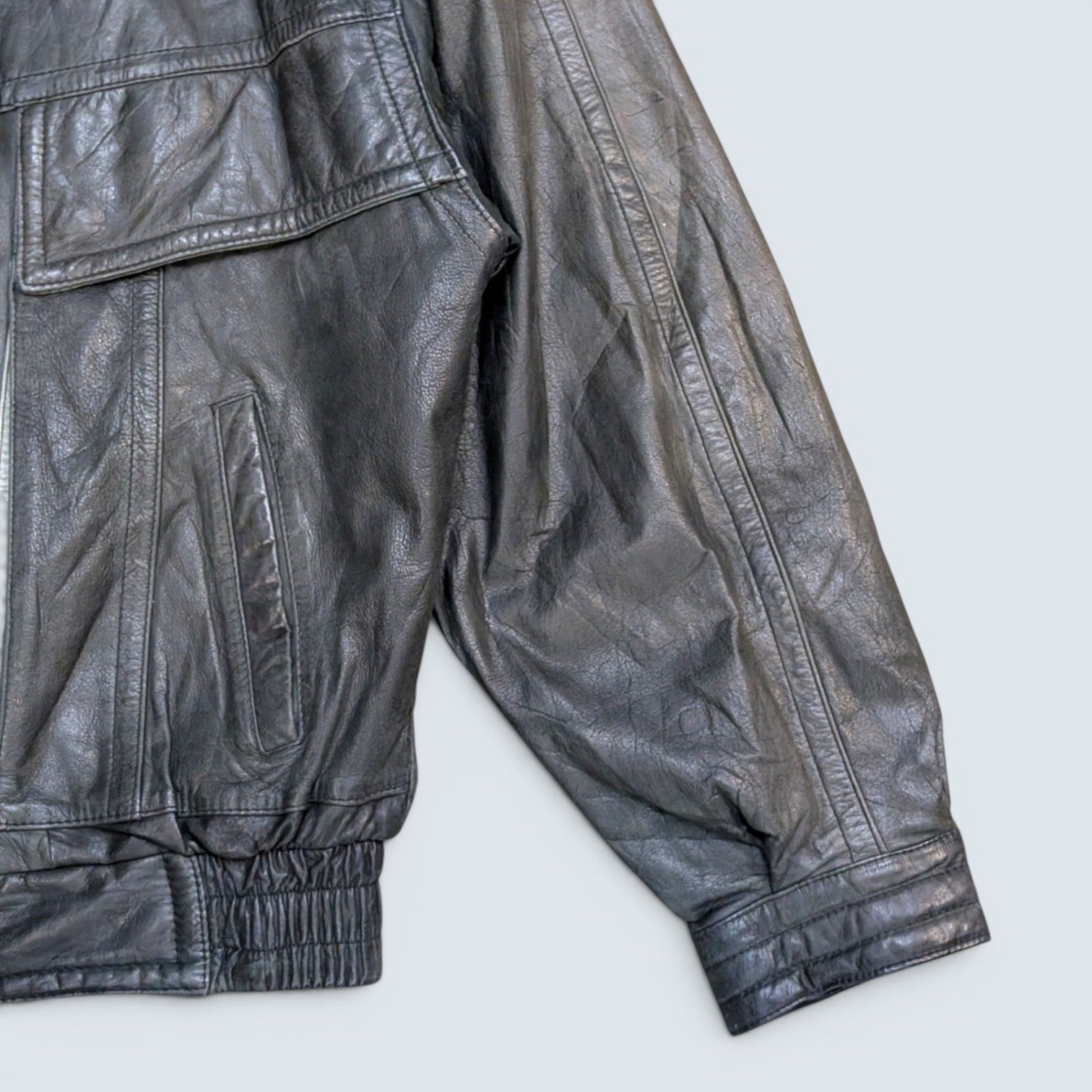 Tip-Top Tailors lined Leather Jacket - S