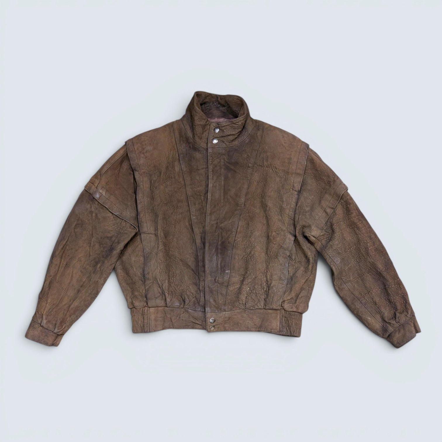Ocean West Suede button up Leather Jacket - L