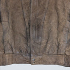 Ocean West Suede button up Leather Jacket - L