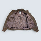 Ocean West Suede button up Leather Jacket - L