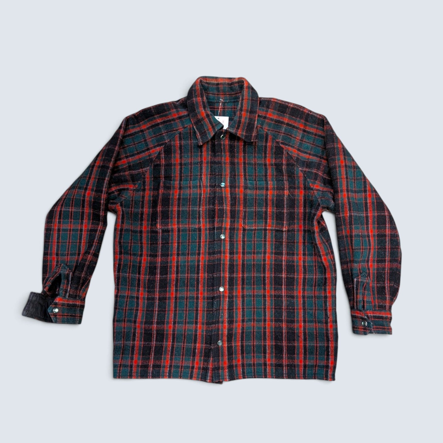 Red & Green Tartan Wool Flannel