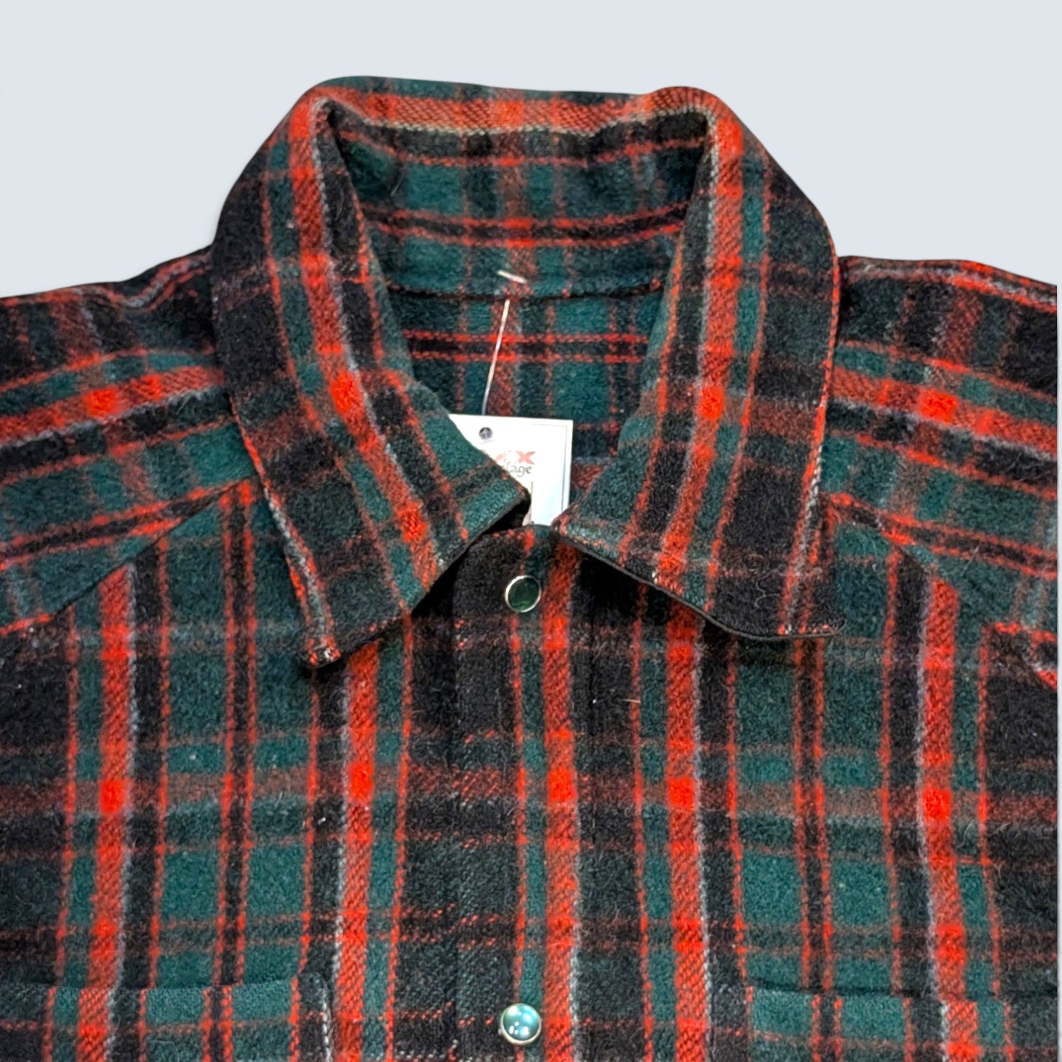 Red & Green Tartan Wool Flannel