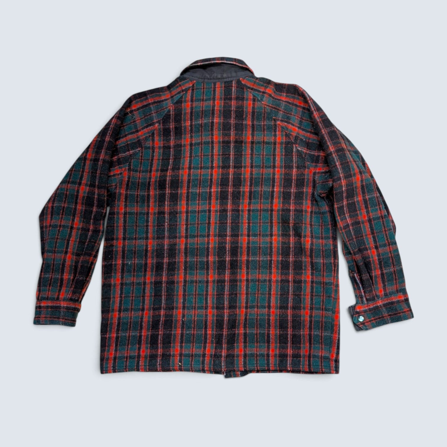 Red & Green Tartan Wool Flannel
